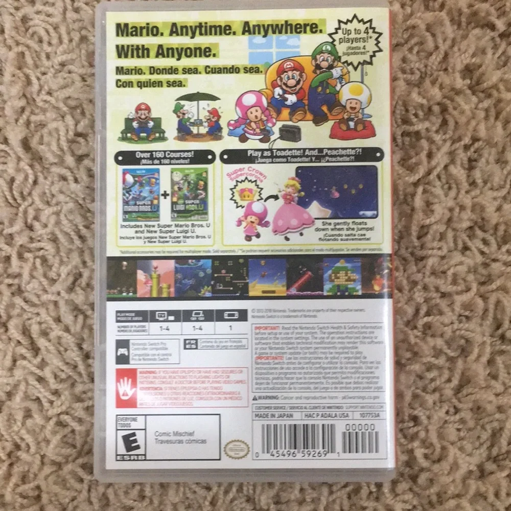 Nintendo Switch Super Mario Bros. U Deluxe Video Game